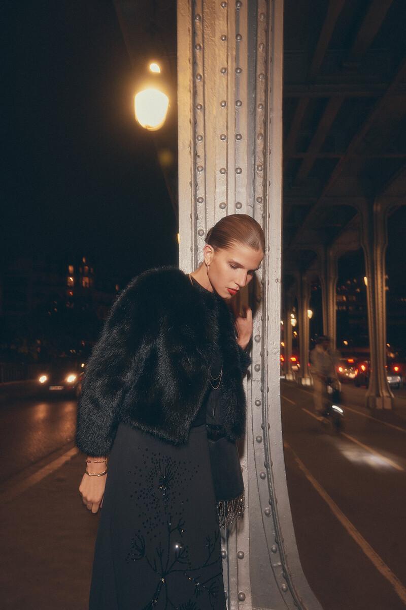 Hoss Intropia Anna. Chaqueta Corta De Pelo Sintético | Kimonos Y Chaquetas De Mujer | Hoss Intropia