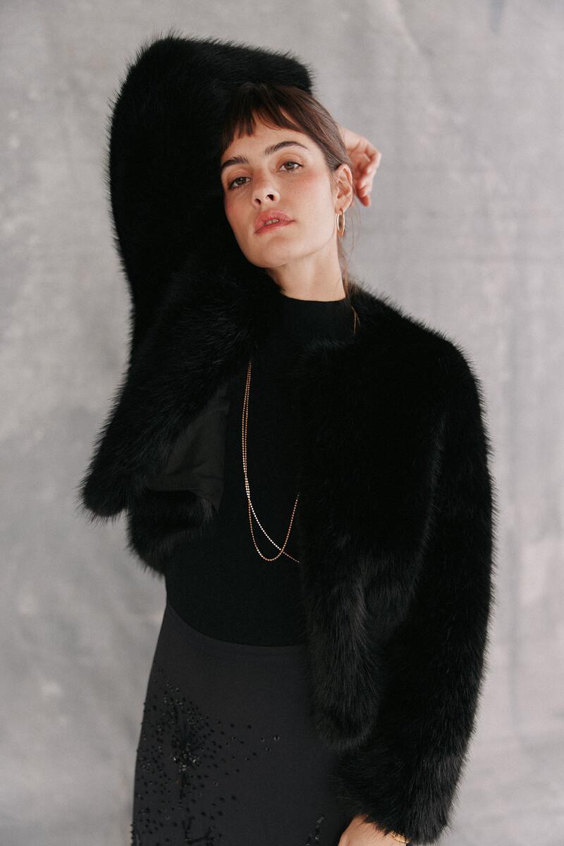 Hoss intropia Anna. Chaqueta corta de pelo sintético | Kimonos y Chaquetas de mujer | Hoss Intropia