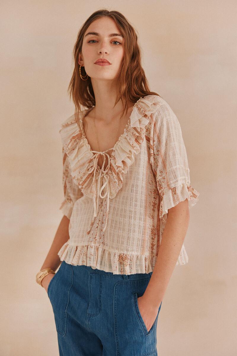 Hoss intropia Astrid. Blusa estampada. | Blusas y camisas de mujer | Hoss Intropia