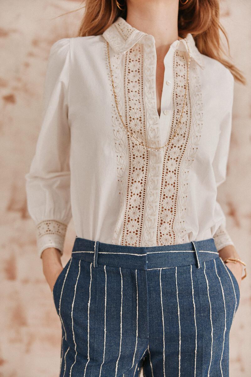 Hoss Intropia Candelaria. Camisa Bordada. | Blusas Y Camisas De Mujer | Hoss Intropia