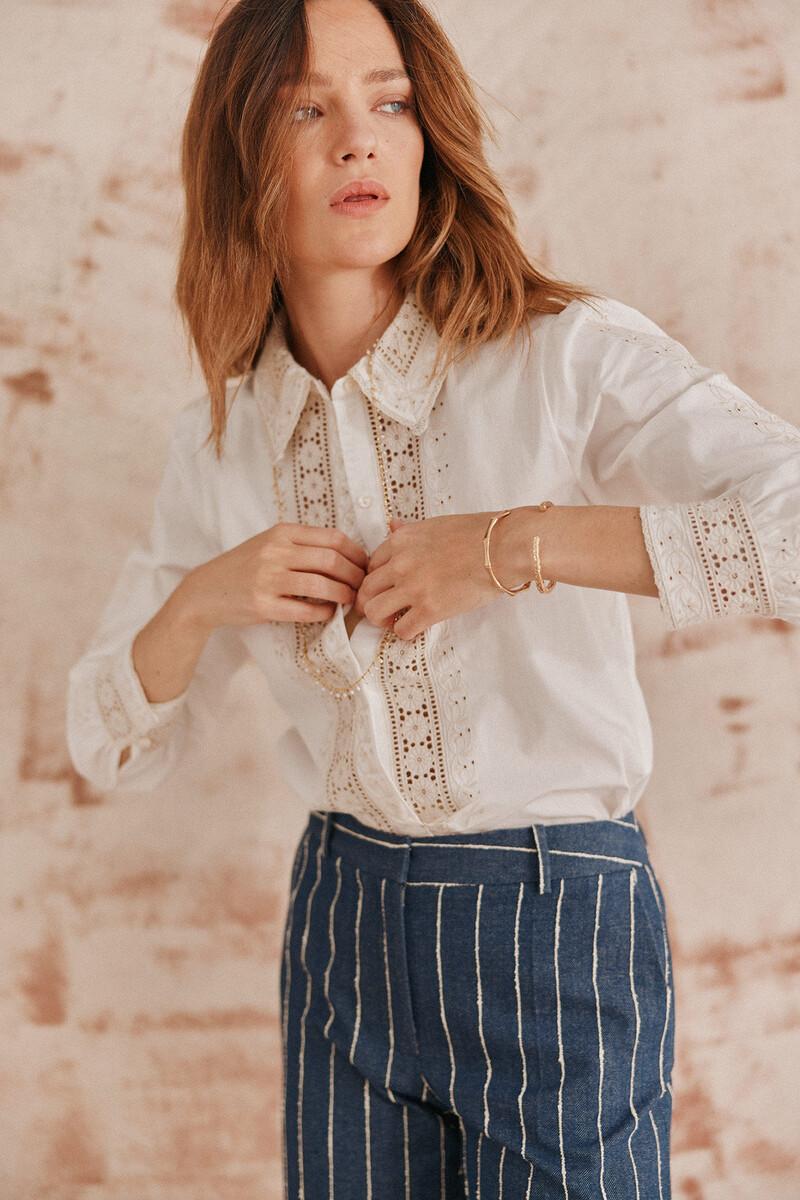 Hoss Intropia Candelaria. Camisa Bordada. | Blusas Y Camisas De Mujer | Hoss Intropia