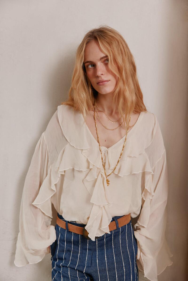 Hoss intropia Carina. Blusa volantes. | Blusas y camisas de mujer | Hoss Intropia