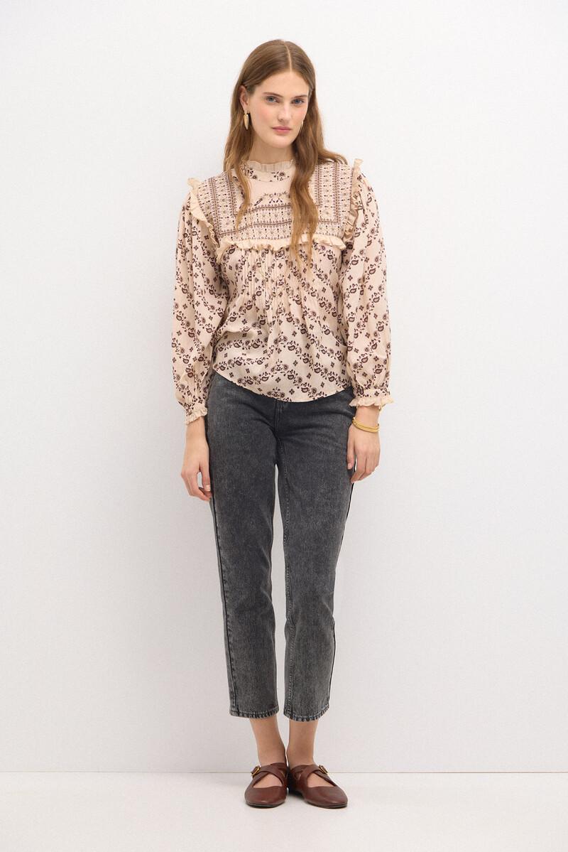 Hoss Intropia Carmela. Blusa Pechera Bordadaestampada. | Blusas Y Camisas De Mujer | Hoss Intropia