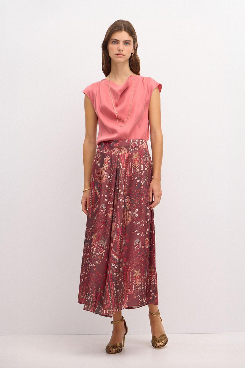 Hoss Intropia Carmen. Top Tencel Drapeado | Blusas Y Camisas De Mujer | Hoss Intropia