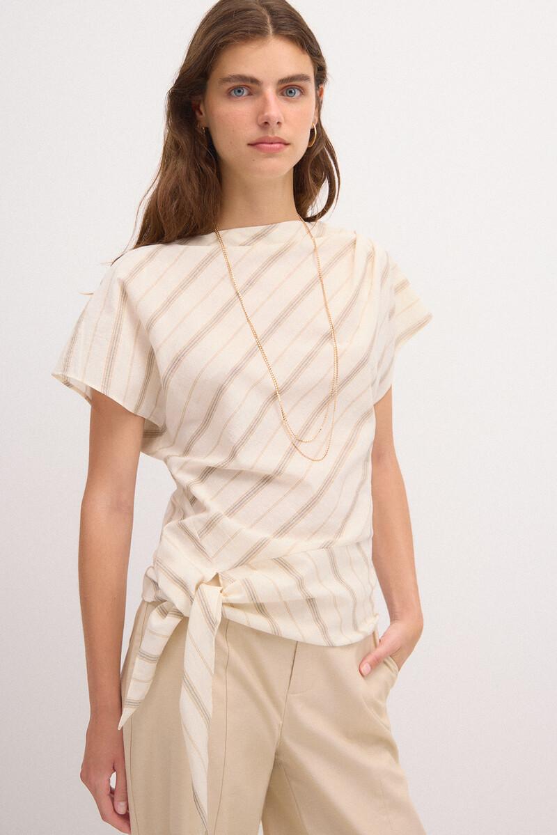 Hoss Intropia Catalina. Top Rayas Nudo. | Blusas Y Camisas De Mujer | Hoss Intropia