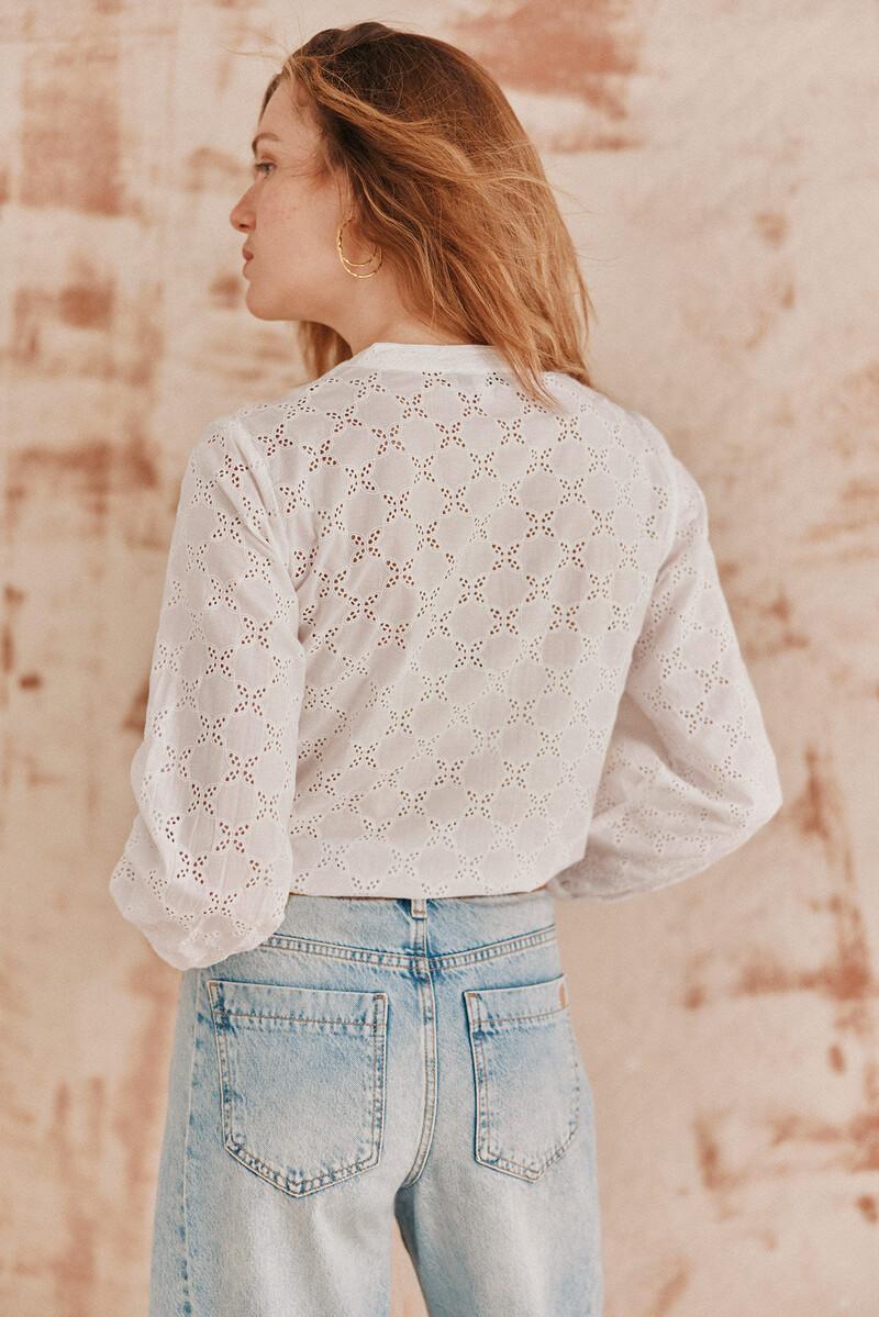 Hoss Intropia Consuelo. Blusa Bordada Volantes. | Blusas Y Camisas De Mujer | Hoss Intropia