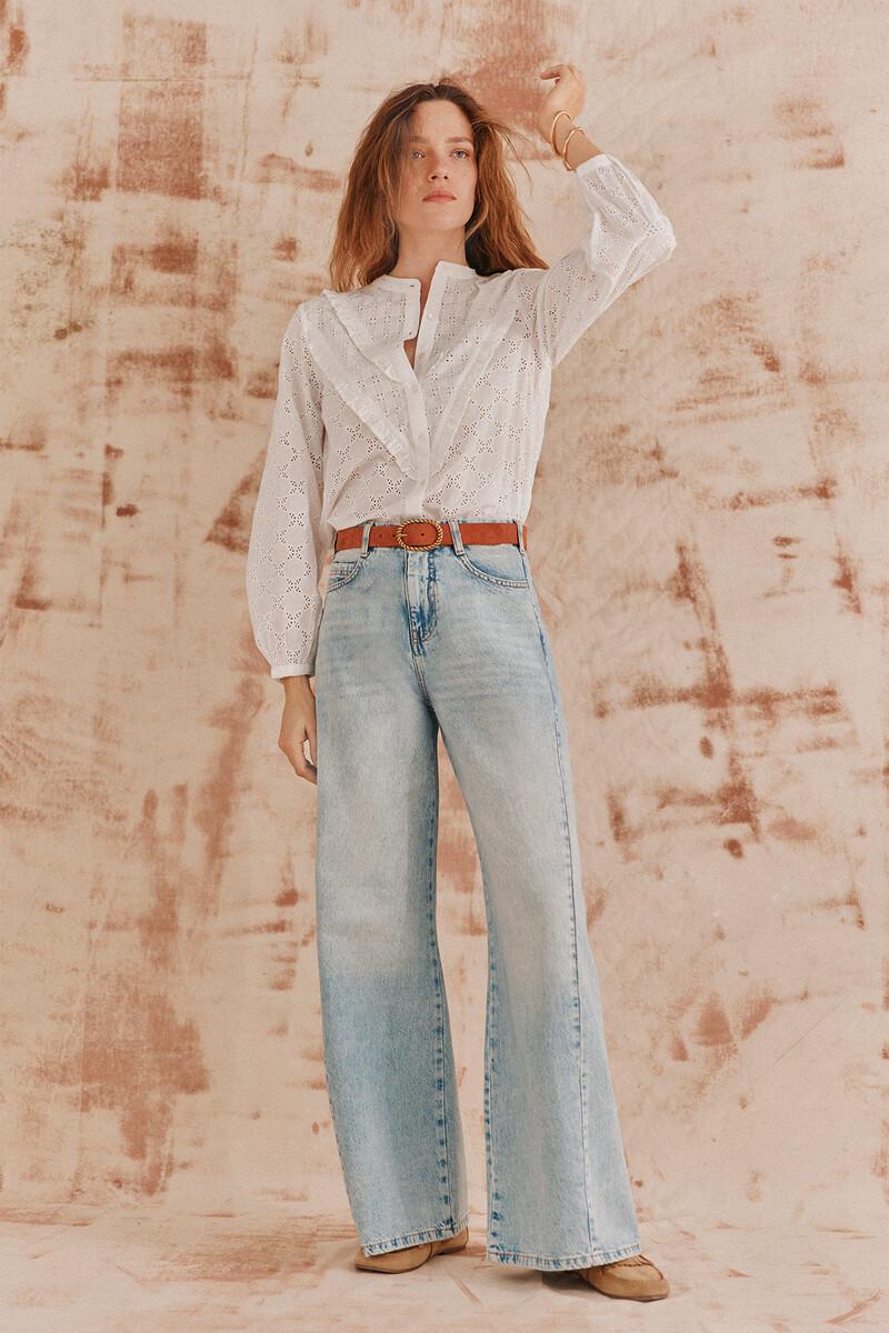 Hoss Intropia Consuelo. Blusa Bordada Volantes. | Blusas Y Camisas De Mujer | Hoss Intropia