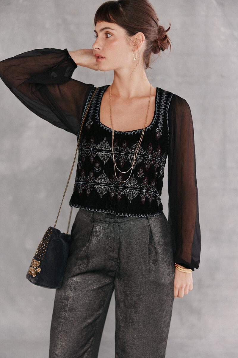 Hoss intropia Cristina. Blusa bordada | Blusas y camisas de mujer | Hoss Intropia