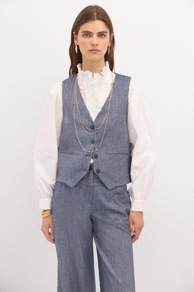 Hoss Intropia Eloisa. Chaleco Corto De Espiga | Chalecos De Mujer | Hoss Intropia