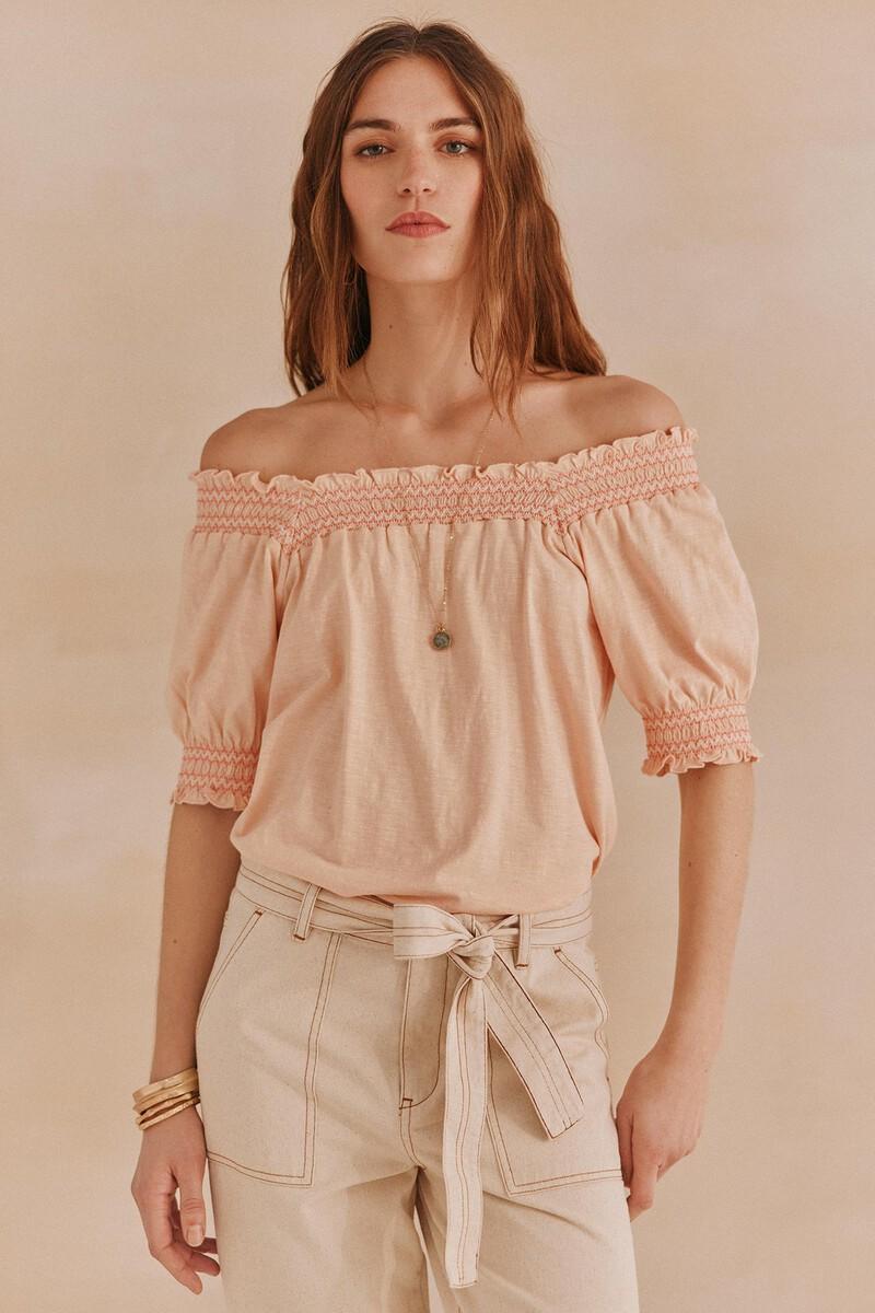 Hoss intropia Fe. Camiseta smock | Camisetas y tops de mujer | Hoss Intropia