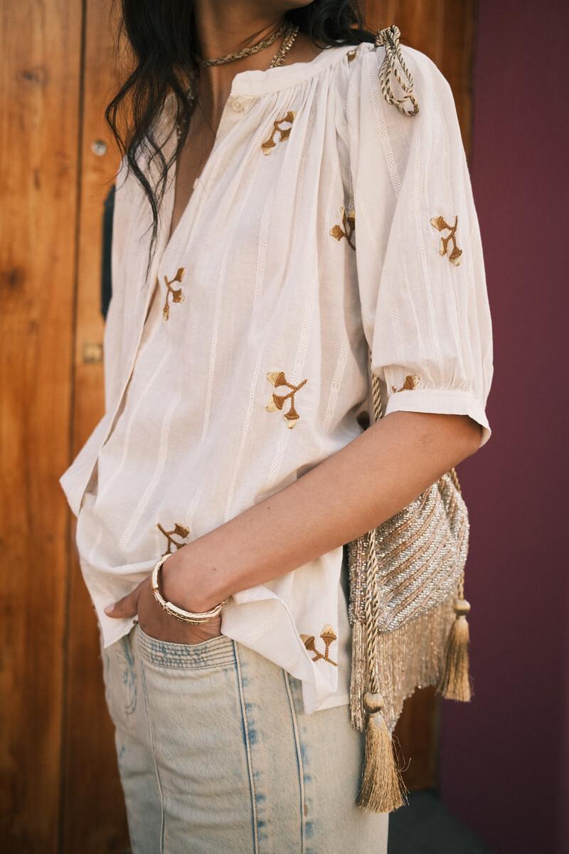 Hoss Intropia Gadea. Blusa Bordada | Blusas Y Camisas De Mujer | Hoss Intropia