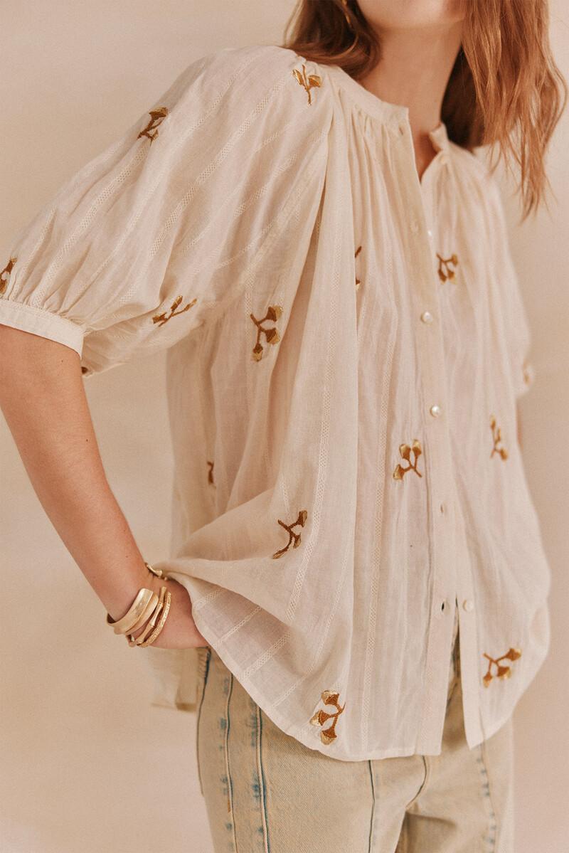 Hoss Intropia Gadea. Blusa Bordada | Blusas Y Camisas De Mujer | Hoss Intropia