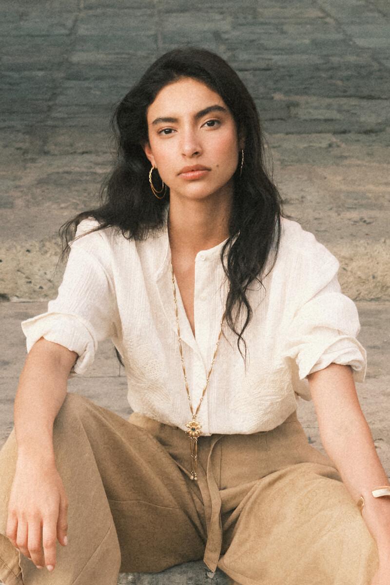 Hoss Intropia Galiana. Camisa Bordada | Blusas Y Camisas De Mujer | Hoss Intropia