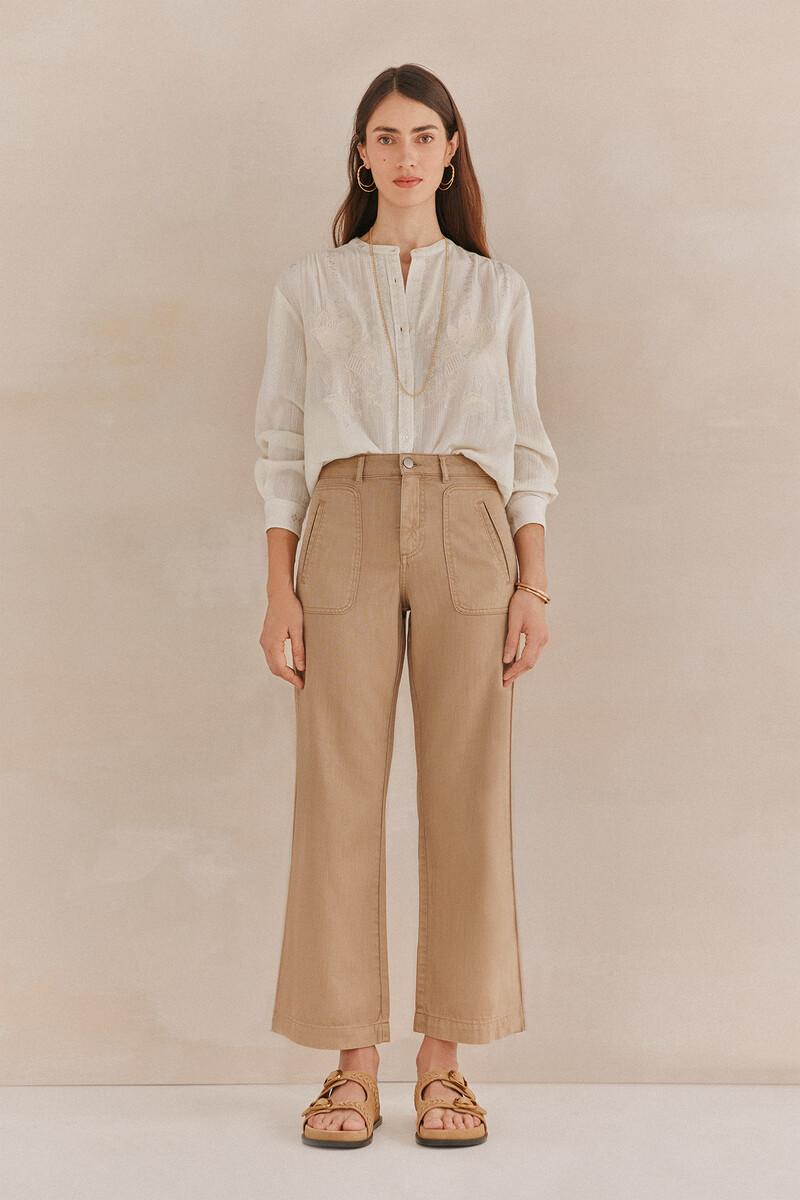 Hoss Intropia Galiana. Camisa Bordada | Blusas Y Camisas De Mujer | Hoss Intropia