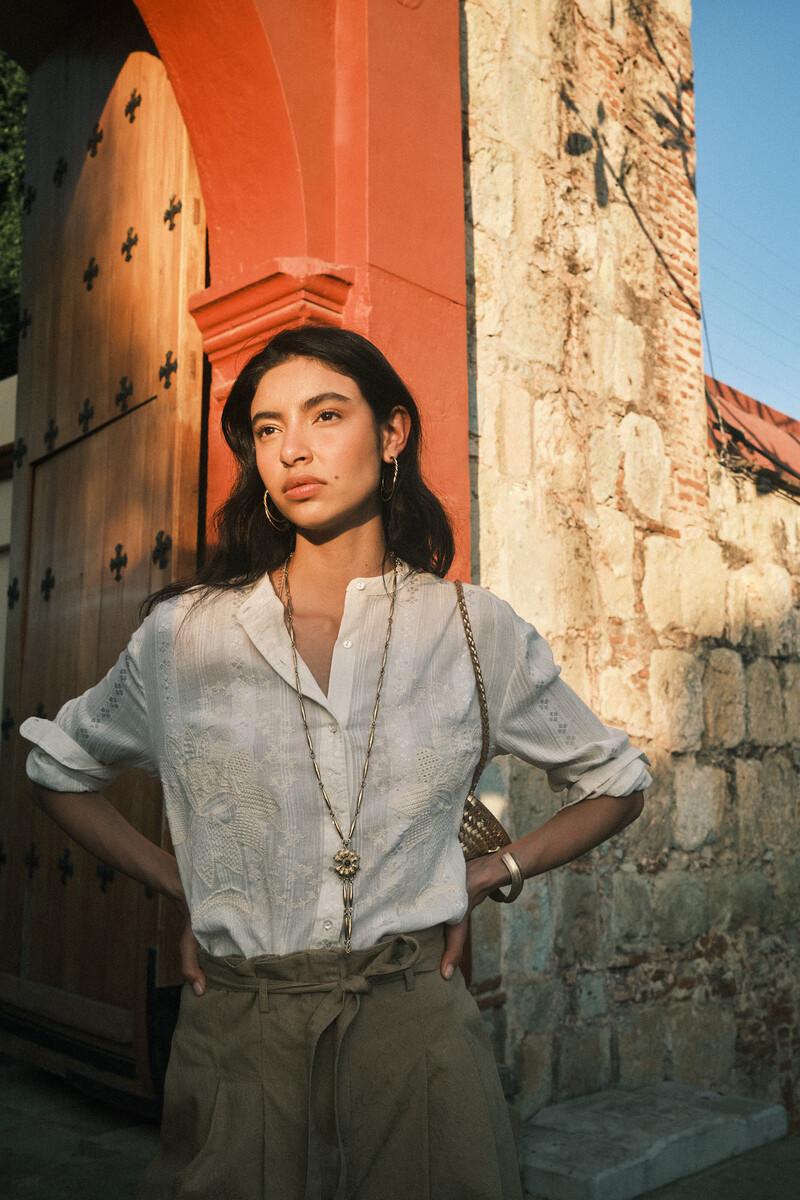 Hoss intropia Galiana. Camisa bordada | Blusas y camisas de mujer | Hoss Intropia