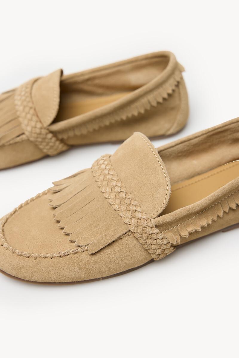 Hoss Intropia Laia. Mocasín Flecos Serraje | Zapatos De Mujer | Hoss Intropia