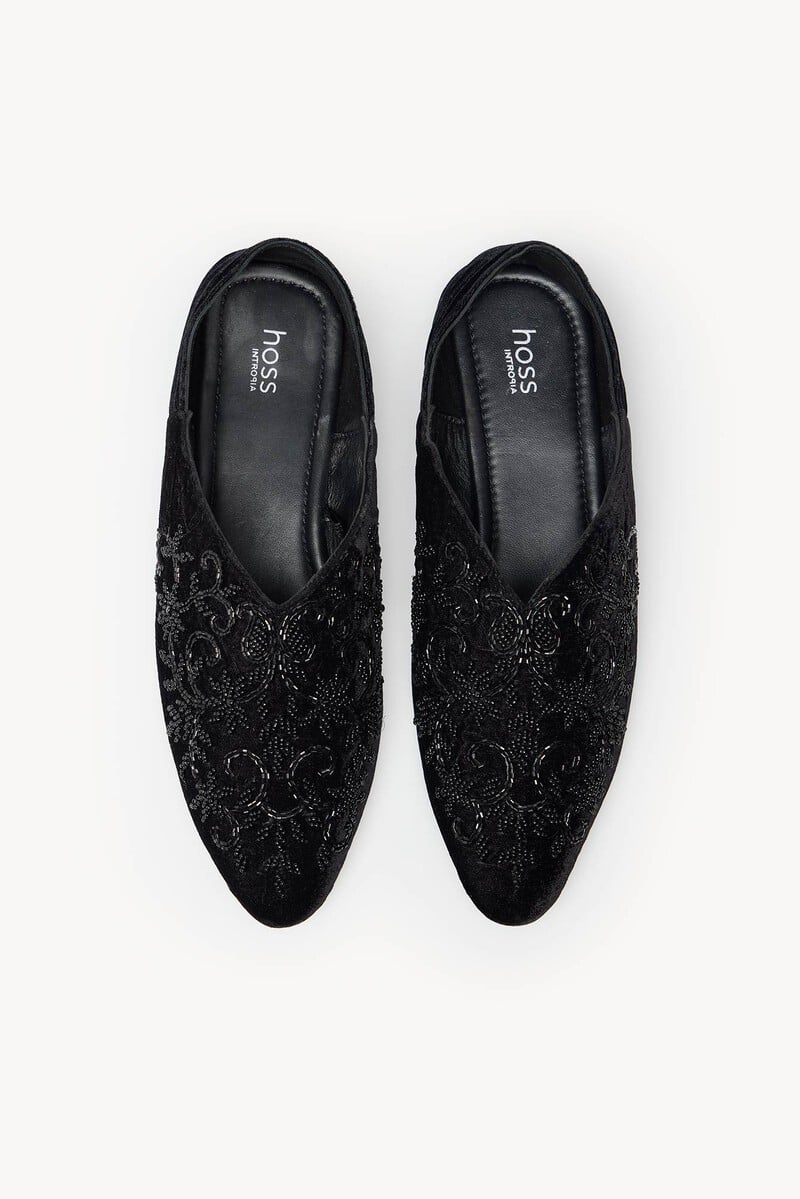 Hoss Intropia Maira. Babuchas De Terciopelo | Zapatos De Mujer | Hoss Intropia