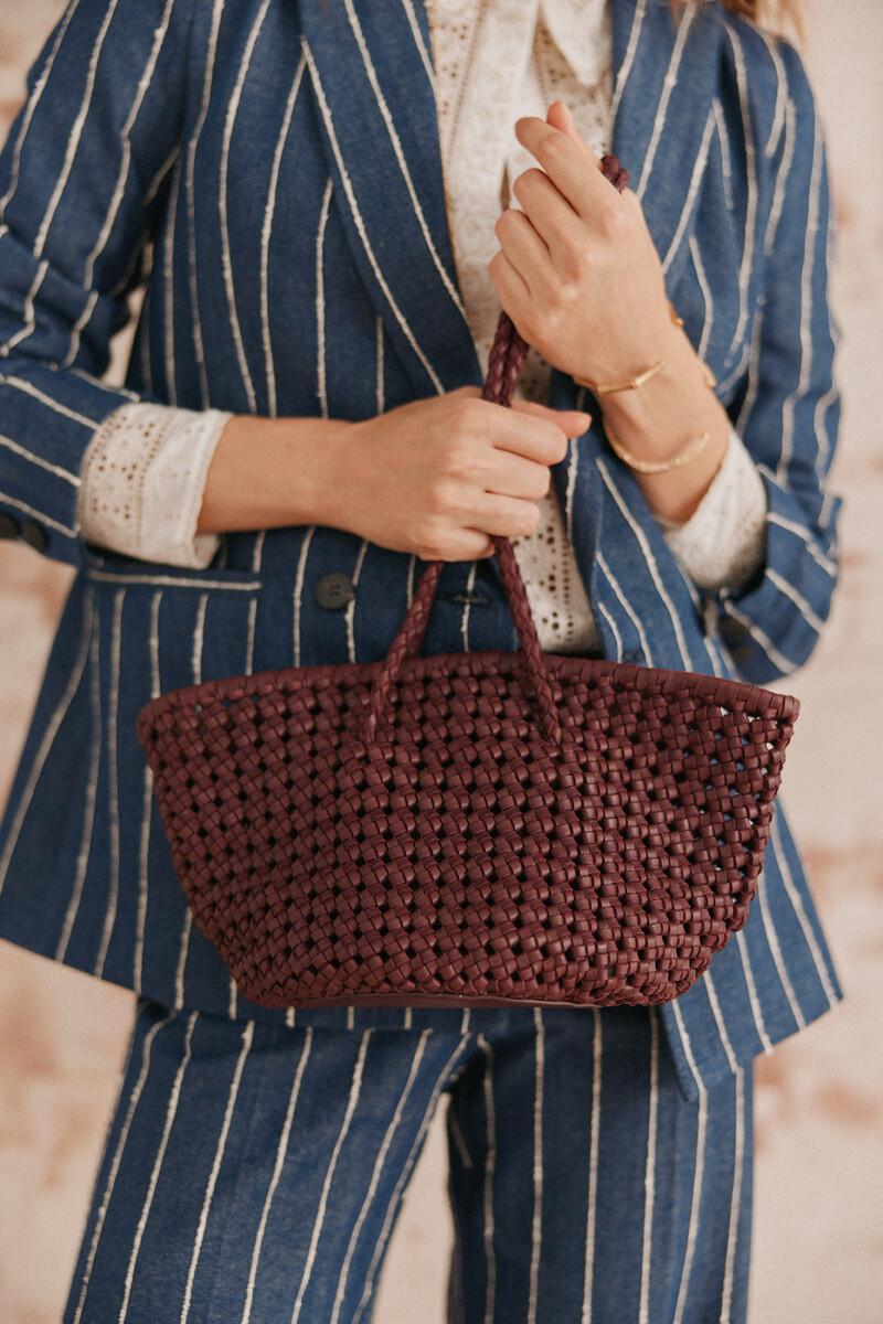 Hoss intropia Naomi. Bolso capazo trenzado piel | Bolsos de mujer | Hoss Intropia