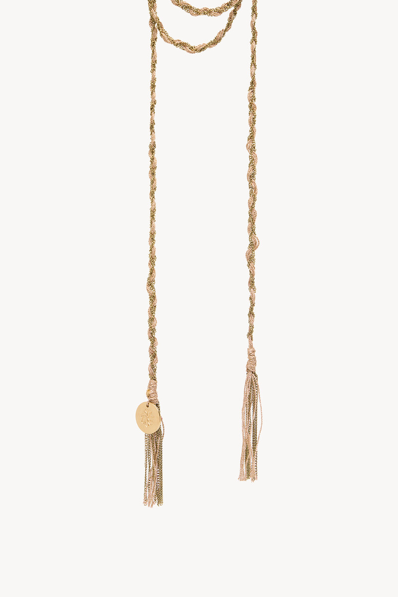 Hoss Intropia Nicole. Collar Largo Cadena Trenzada | Collares De Mujer | Hoss Intropia