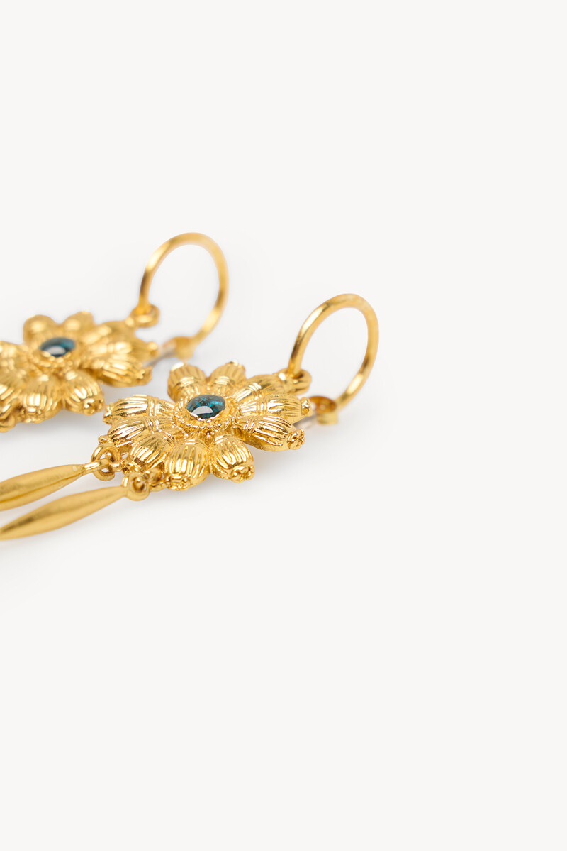 Hoss Intropia Nila. Pendientes Largos Flor | Pendientes De Mujer | Hoss Intropia