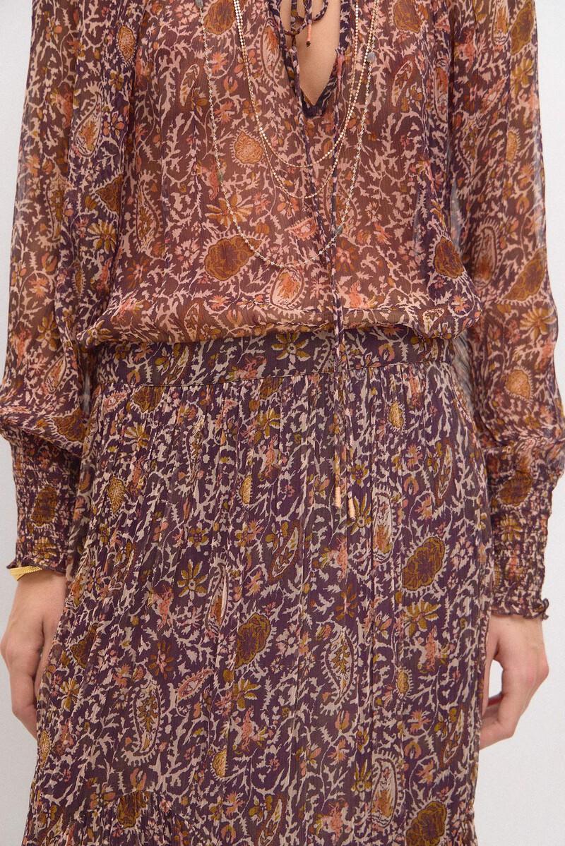 Hoss Intropia Olga. Falda Estampada Paneles | Faldas De Mujer | Hoss Intropia