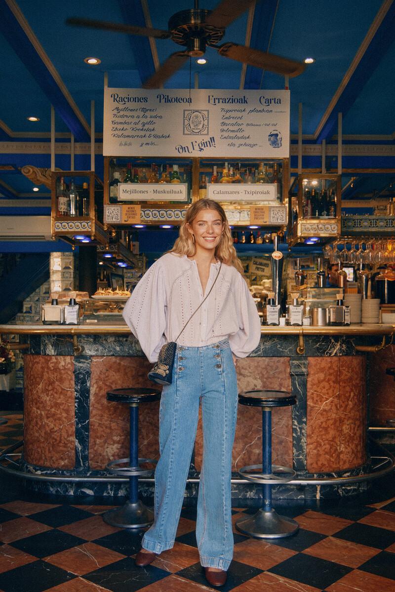 Hoss Intropia Olga. Jeans Amplios Con Botones | Jeans | Hoss Intropia