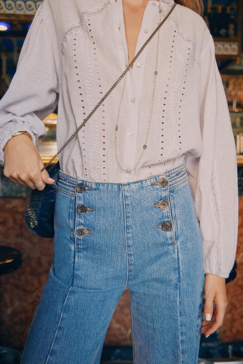 Hoss Intropia Olga. Jeans Amplios Con Botones | Jeans | Hoss Intropia