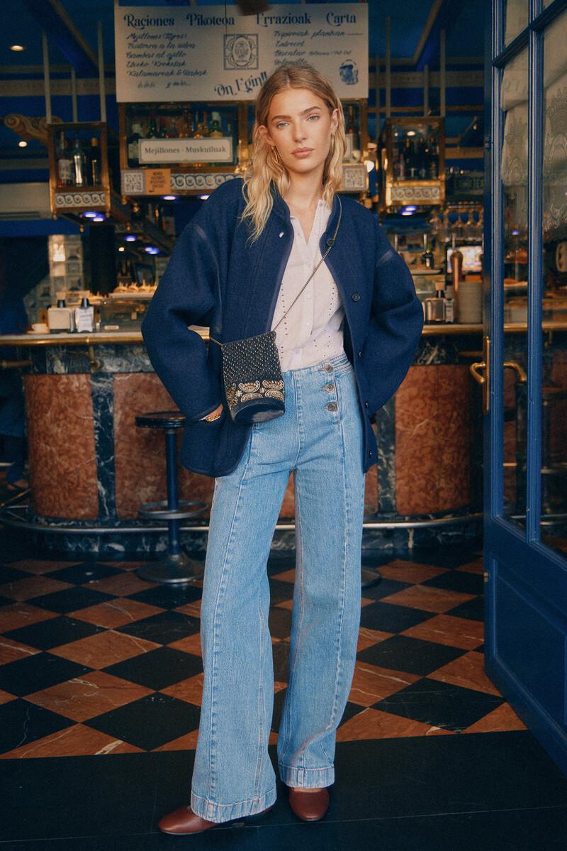 Hoss Intropia Olga. Jeans Amplios Con Botones | Jeans | Hoss Intropia