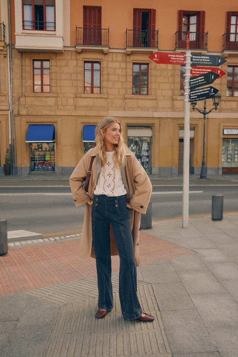 Hoss intropia Oriana. Jeans amplios con botones | Jeans | Hoss Intropia