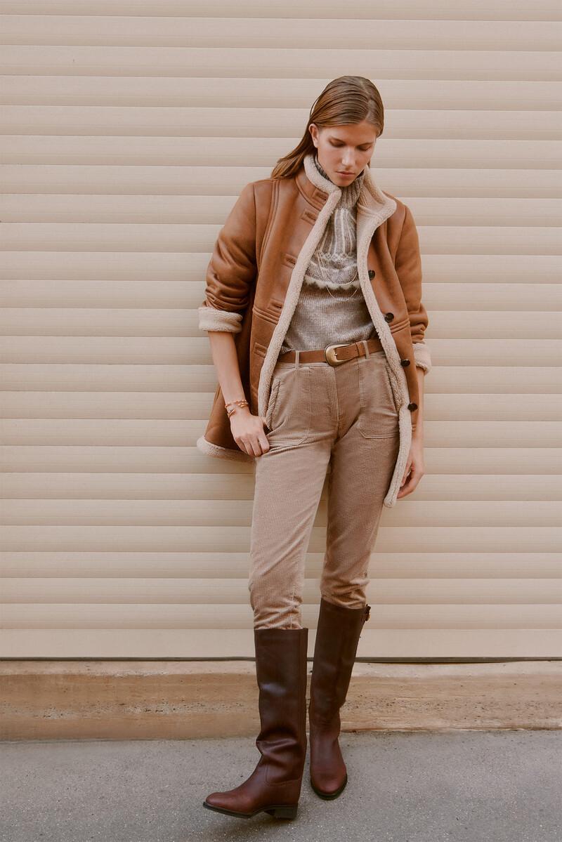 Hoss intropia Padme. Pantalón recto de pana | Pantalones de mujer | Hoss Intropia