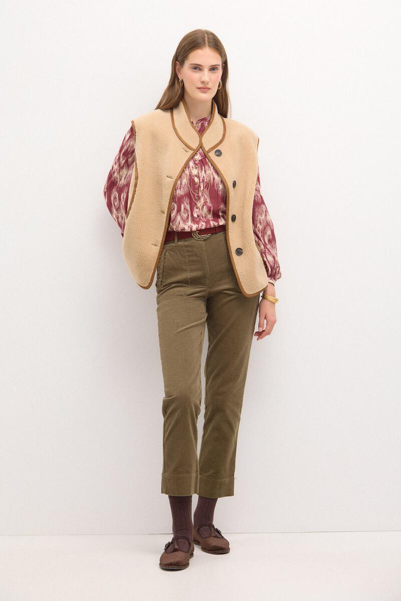 Hoss intropia Padme. Pantalón recto de pana | Pantalones de mujer | Hoss Intropia