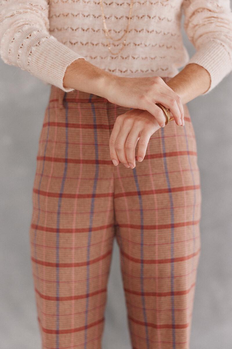 Hoss Intropia Pandora. Pantalón Recto De Cuadros | Pantalones De Mujer | Hoss Intropia