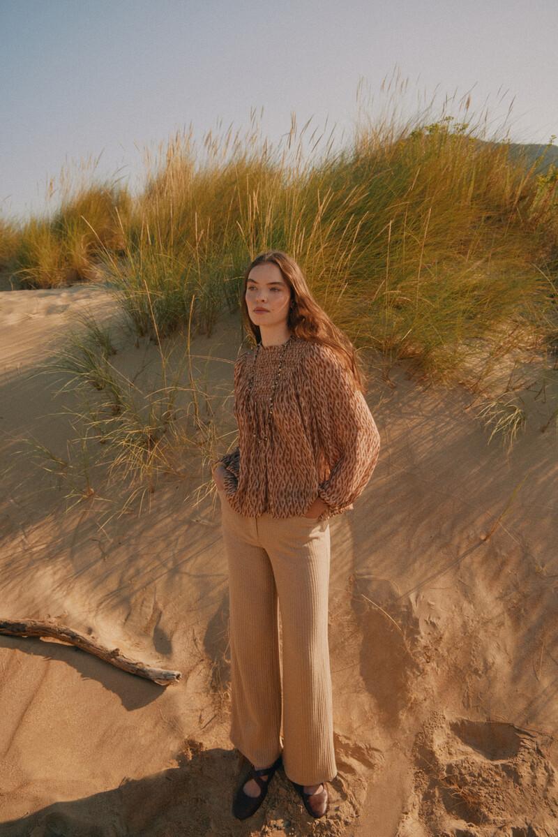 Hoss Intropia Petra. Pantalón Amplio De Espiga | Pantalones De Mujer | Hoss Intropia