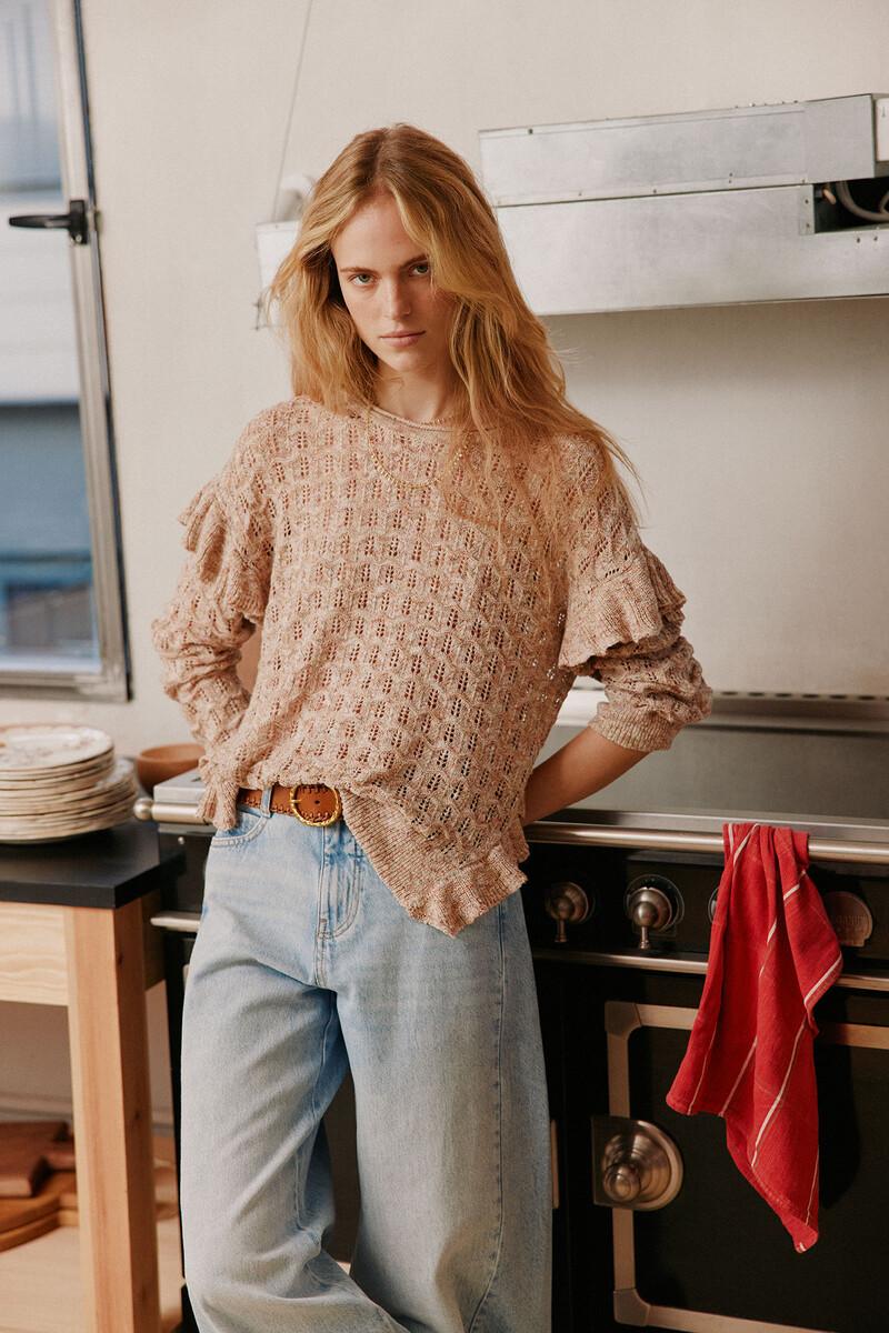 Hoss Intropia Sandra. Jersey Punto Calado | Ropa De Punto De Mujer | Hoss Intropia