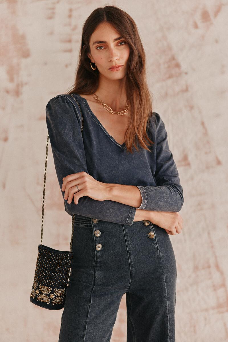 Hoss Intropia Simona. Camiseta De Algodón Entallada | Camisetas Y Tops De Mujer | Hoss Intropia