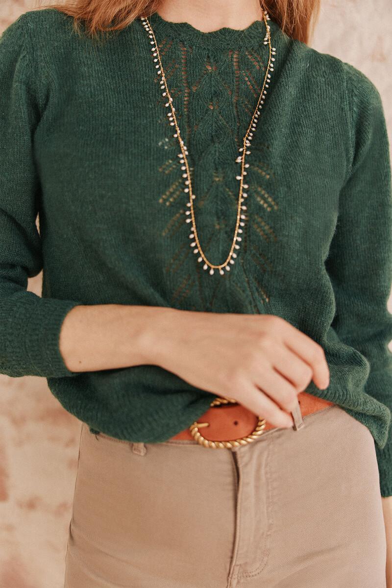 Hoss intropia Susana. Jersey desagujado frontal | Ropa de punto de mujer | Hoss Intropia