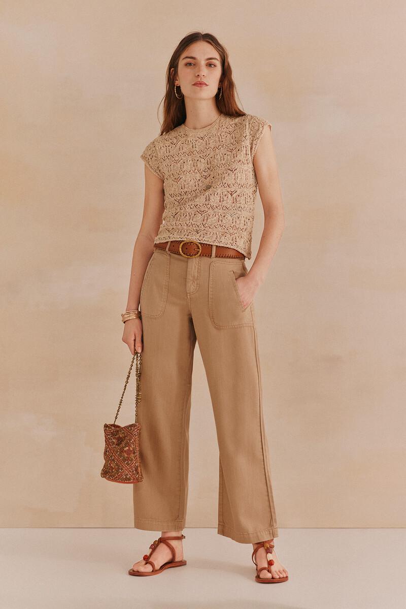 Hoss Intropia Susana. Jersey Volantes | Camisetas Y Tops De Mujer | Hoss Intropia