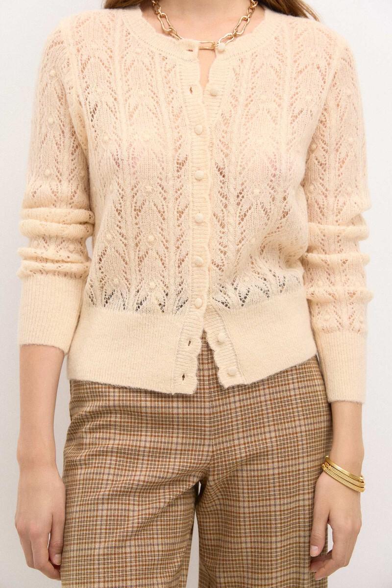 Hoss Intropia Taresa. Chaqueta De Punto Pointelle | Cárdigans De Mujer | Hoss Intropia