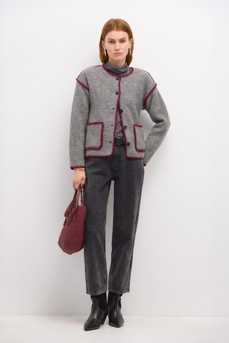 Hoss Intropia Tesira. Chaqueta De Punto Bordada | Cárdigans De Mujer | Hoss Intropia