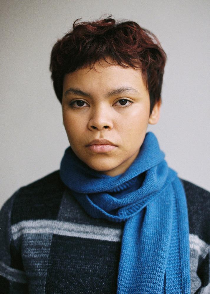 Iaios Bufanda Azul índigo