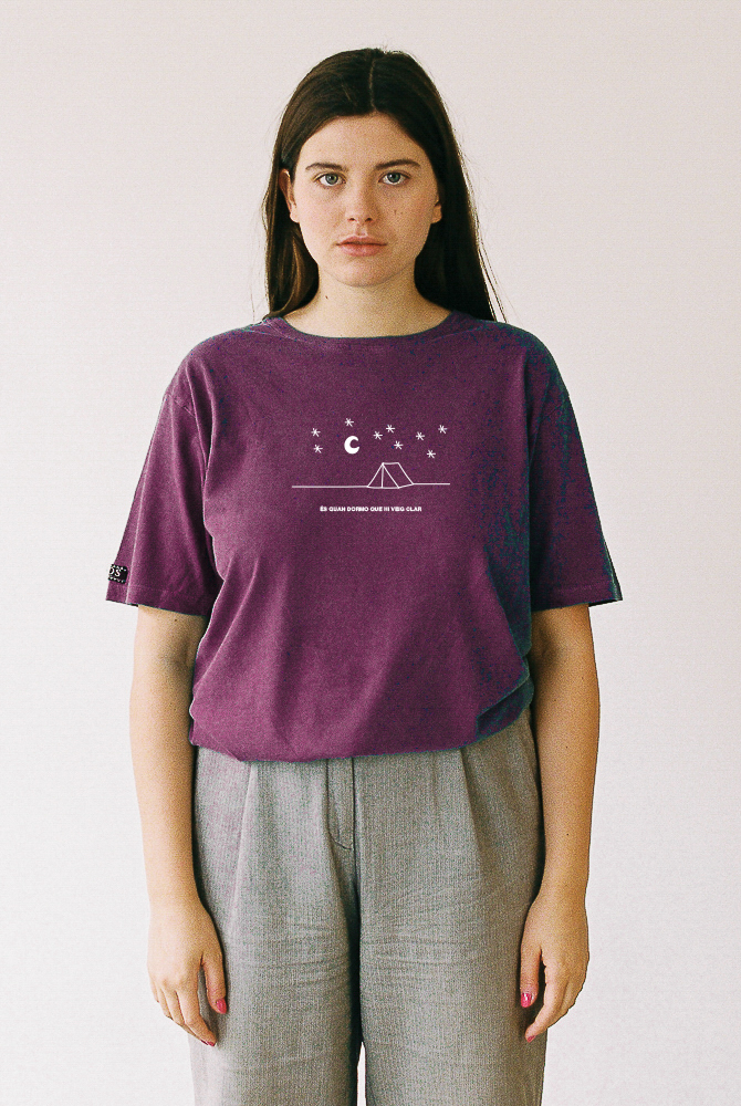Iaios Camiseta Morada - Quan Dormo