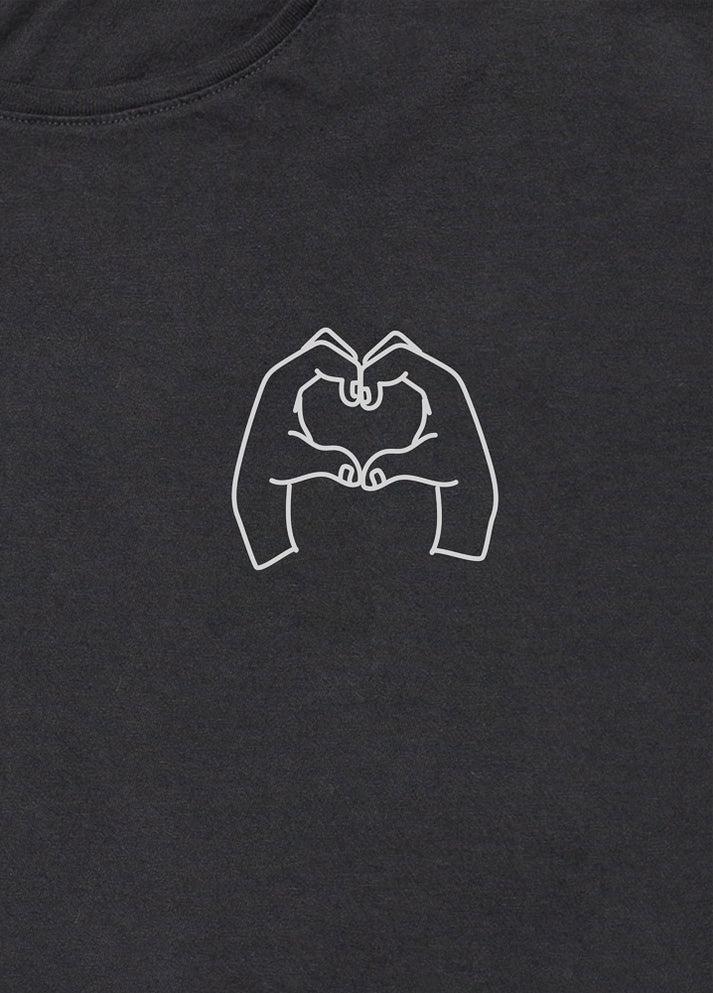 Iaios Camiseta Negra - Corazón
