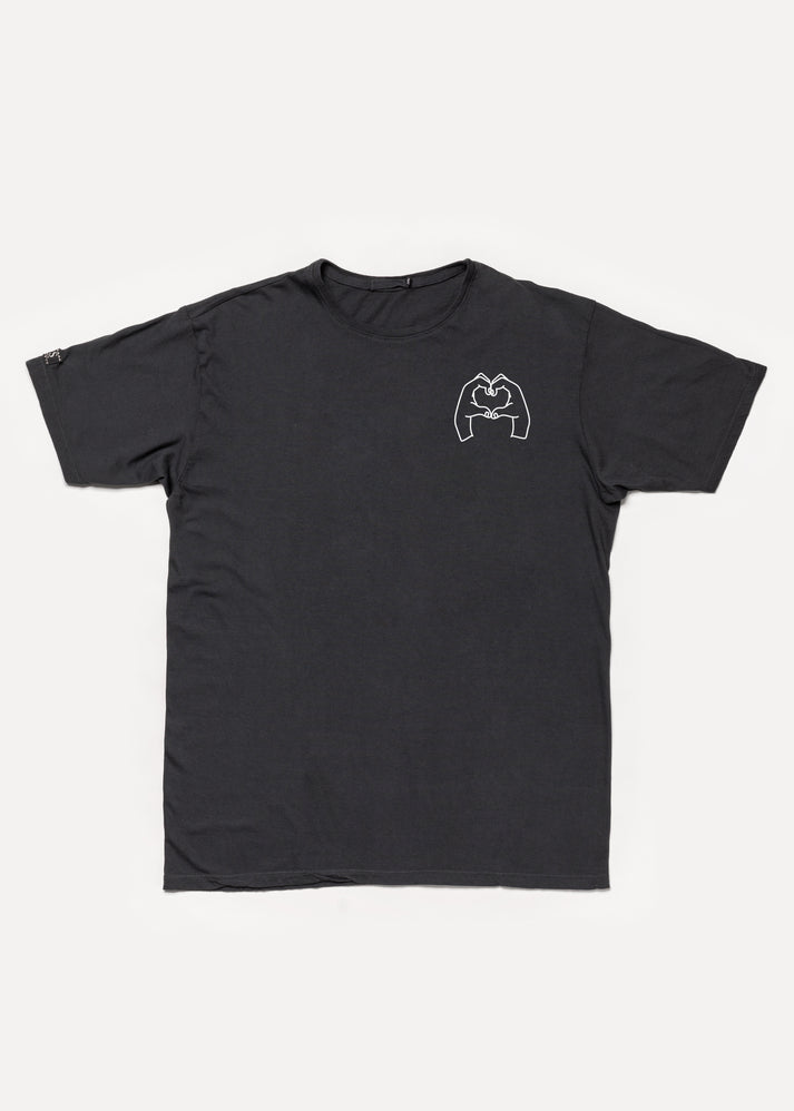 Iaios Camiseta negra - Corazón