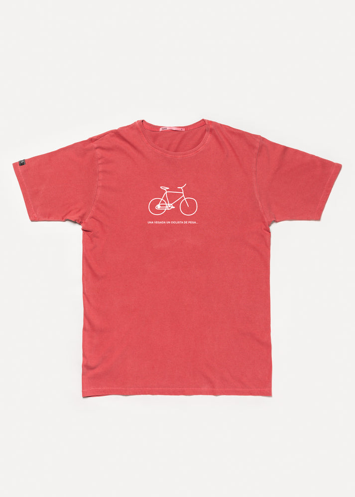 Iaios Camiseta roja - Ciclista de pega