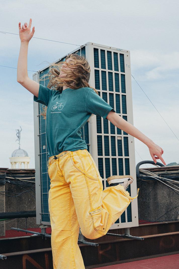 Iaios Camiseta Turquesa - Ciclista De Pega