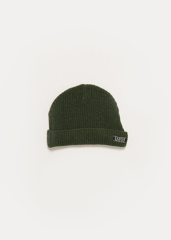Iaios Gorro Verde Oscuro