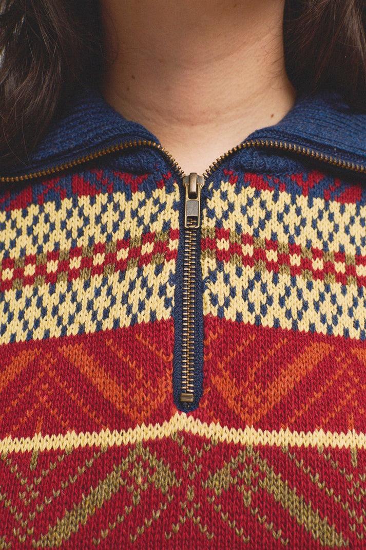 Iaios Jersey Cremallera Azul