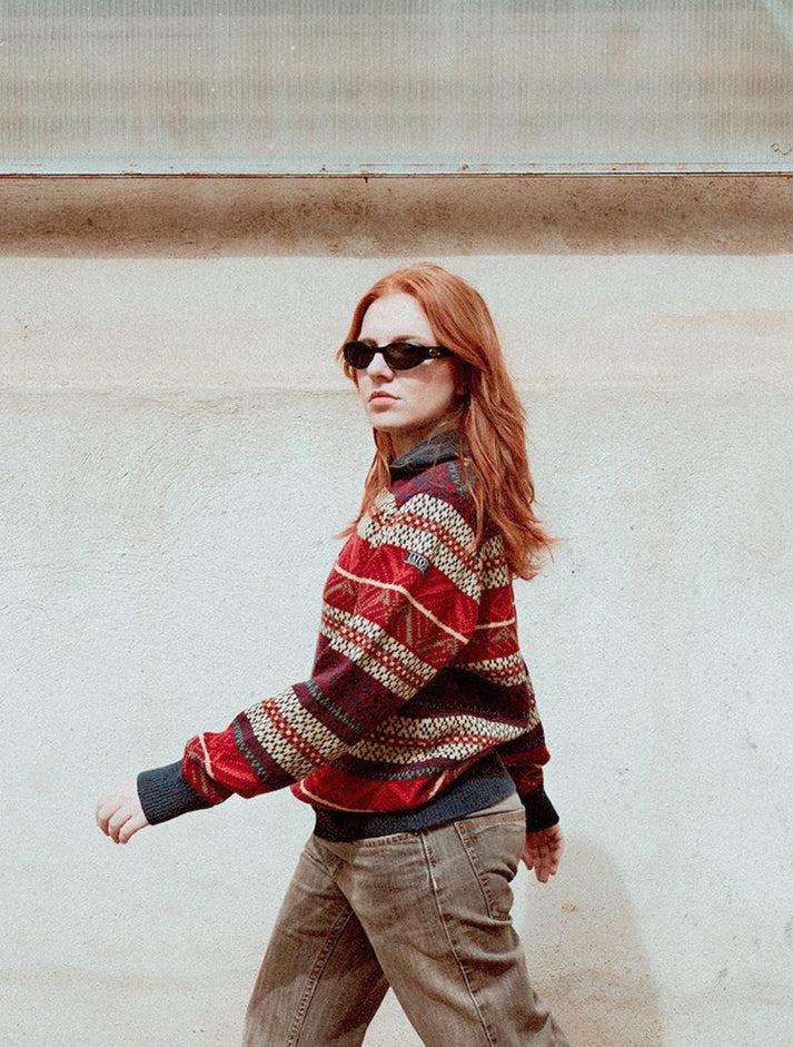 Iaios Jersey Cremallera Azul
