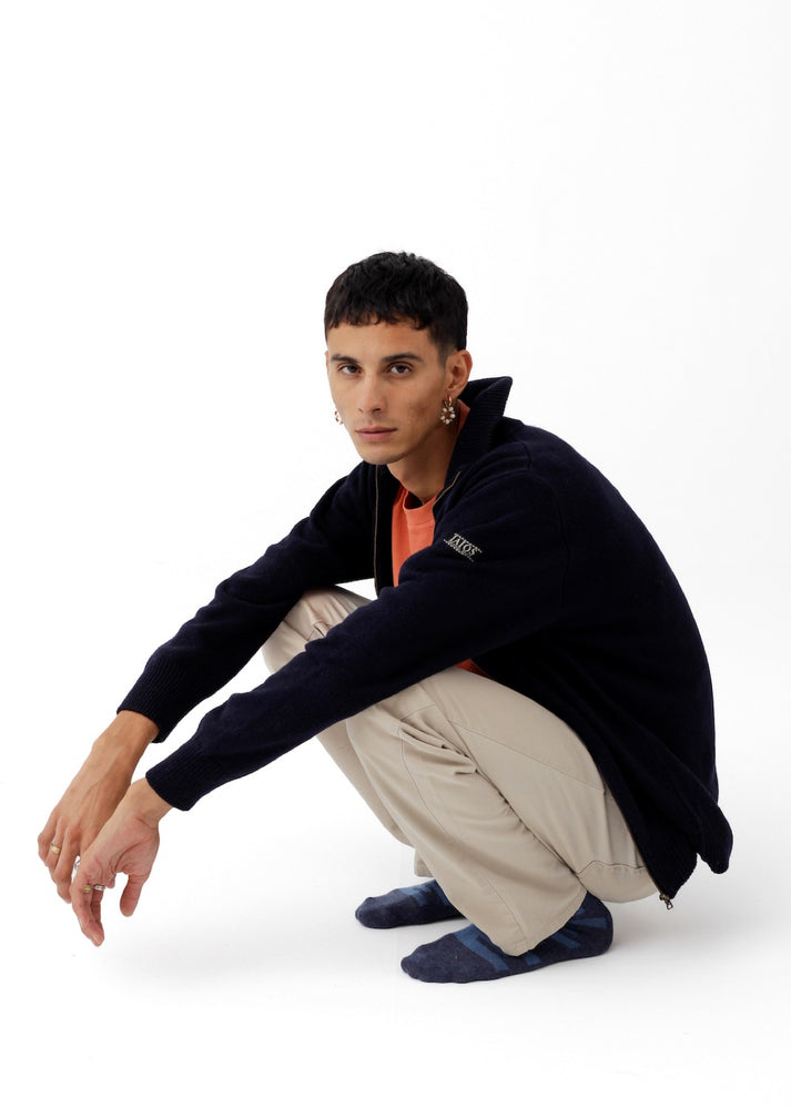 Iaios Jersey Cremallera Azul