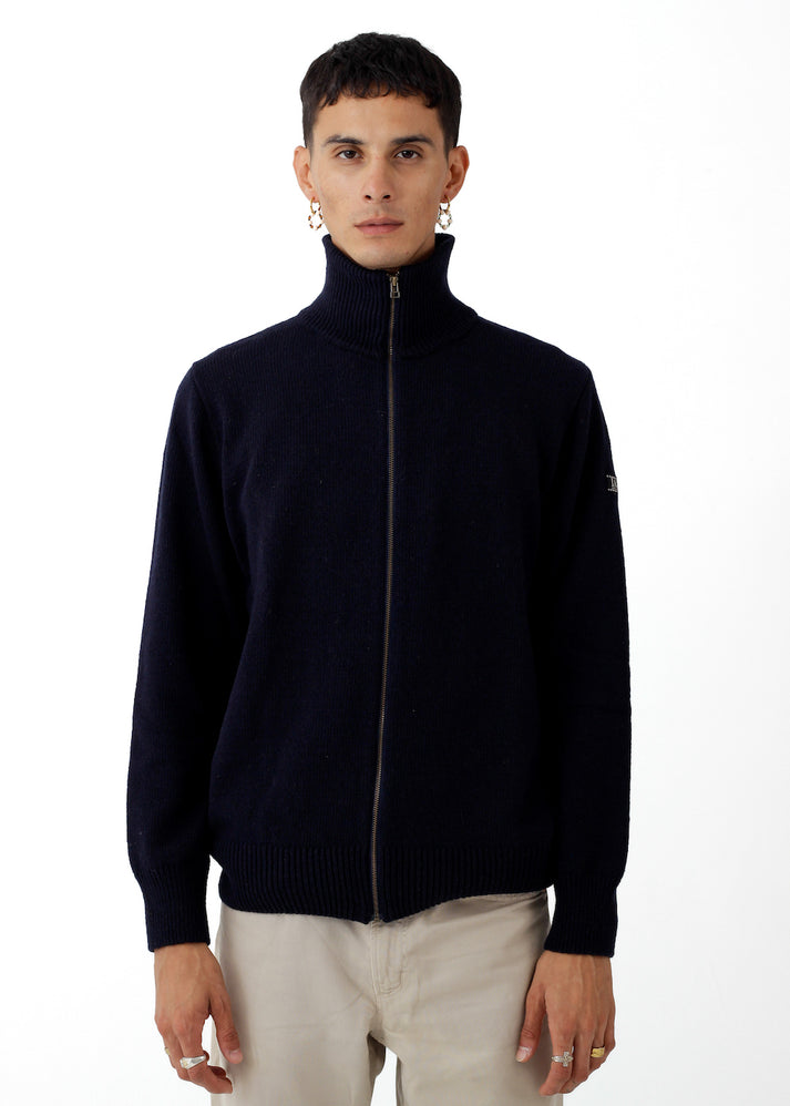 Iaios Jersey cremallera azul